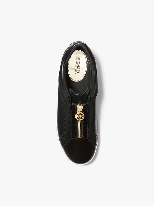 michael kors keaton zip up sneaker