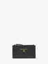 michael kors small pebbled leather card case