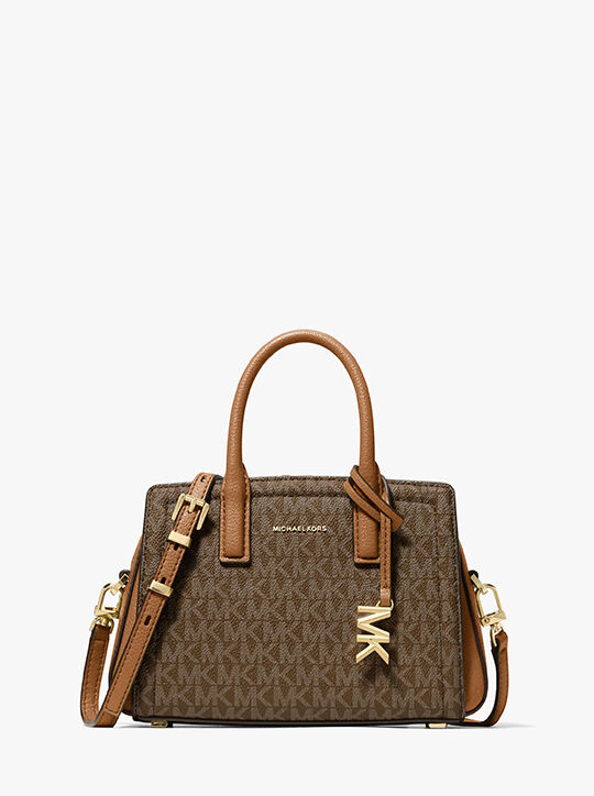 michael kors laila extra small signature logo crossbody bag