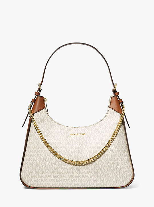 Wilma Large Signature Logo Shoulder Bag | Michael Kors Official 