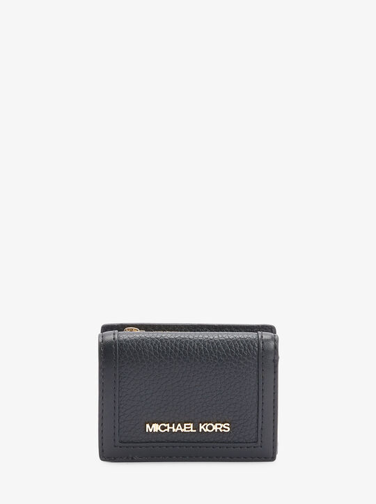 Jet Set Travel Extra-Small Pebbled Leather Wallet michael kors jet set travel extra small pebbled leather wallet