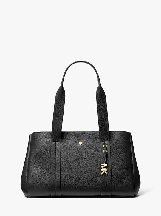 michael kors romee large pebbled leather tote bag