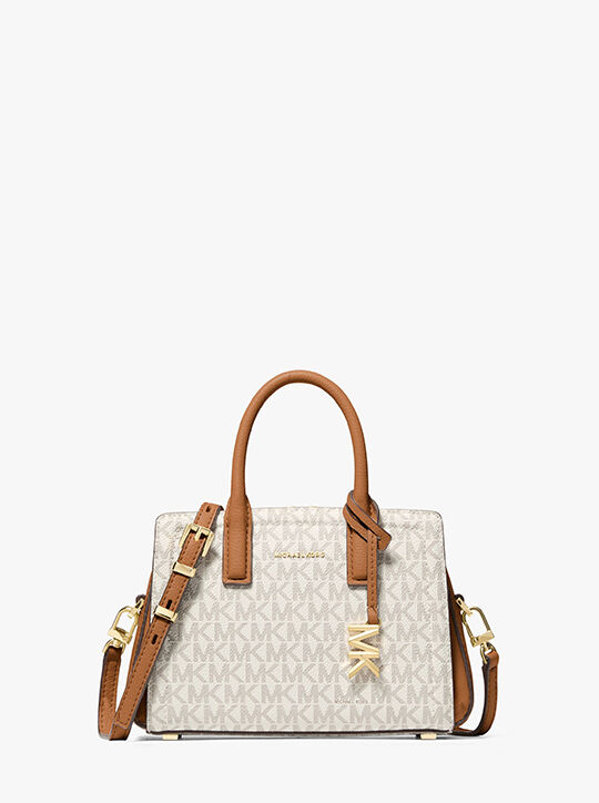 michael kors laila extra small signature logo crossbody bag