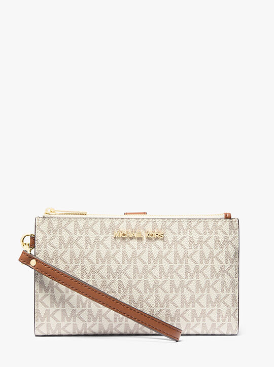 michael kors jet set travel signature logo smartphone wallet