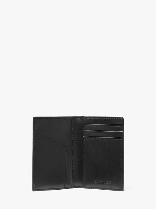 Hudson Empire Signature Logo Bi-Fold Card Case michael kors hudson empire signature logo bi fold card case