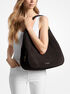 Ellie Large Suede Shoulder Bag michael kors ellie large suede shoulder bag
