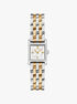 Micro Georgie Two-Tone Watch michael kors micro georgie two tone watch