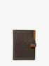 Jet Set Signature Logo Passport Wallet michael kors jet set signature logo passport wallet