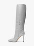 Rue Embellished Glitter Chain-Mesh Knee Boot michael kors rue embellished glitter chain mesh knee boot