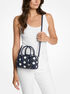 Thompson Extra-Small Polka Dot Signature Logo Satchel michael kors thompson extra small polka dot signature logo satchel