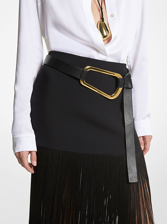 حزام جلدي أنجلينا michael kors حزام جلدي أنجلينا