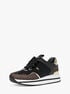 Raina Mixed-Media Platform Trainer michael kors raina mixed media platform trainer