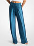 michael kors mk2000 logo jacquard satin track pants