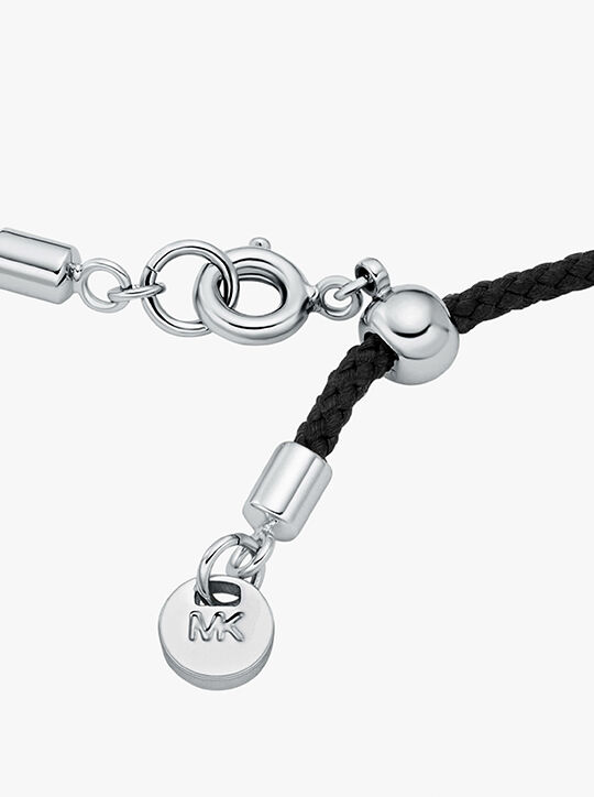 Pavé Logo Corded Bracelet michael kors pav logo corded bracelet