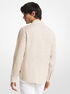 michael kors striped linen shirt