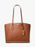 Taryn Large Leather Tote Bag michael kors taryn large leather tote bag