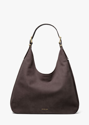 michael kors nolita large nubuck hobo shoulder bag
