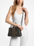 Laila Small Signature Logo Satchel michael kors laila small signature logo satchel