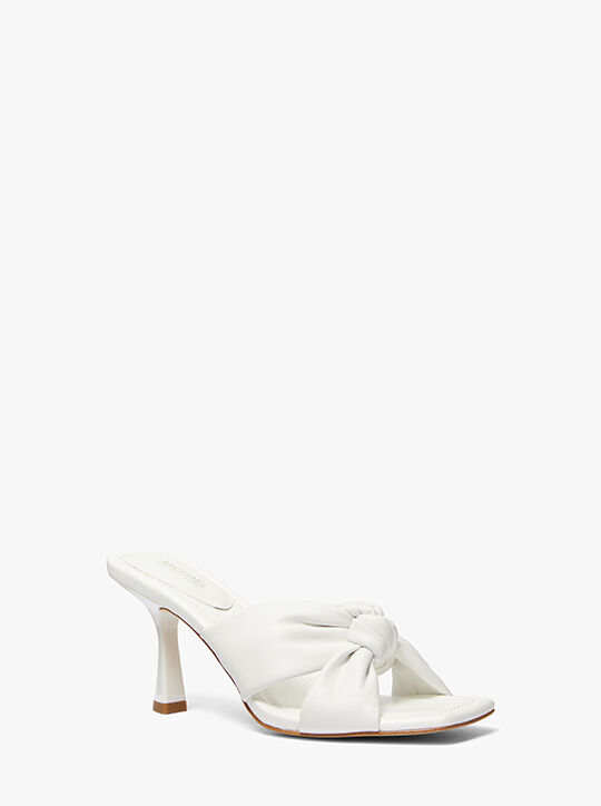 Elena Leather Sandal michael kors elena leather sandal