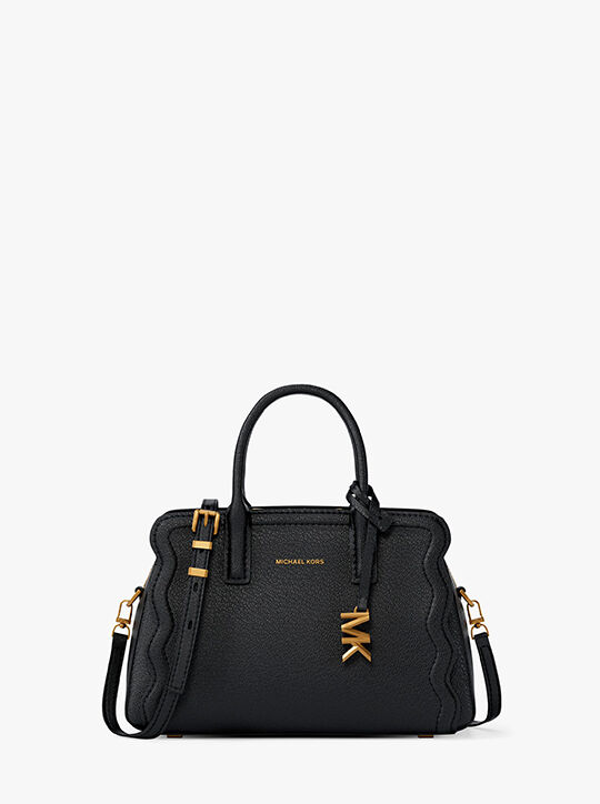 michael kors laila extra small pebbled leather convertible crossbody bag