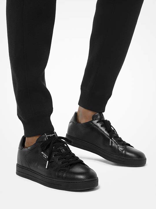 Keating Pebbled Leather Sneaker michael kors keating pebbled leather sneaker