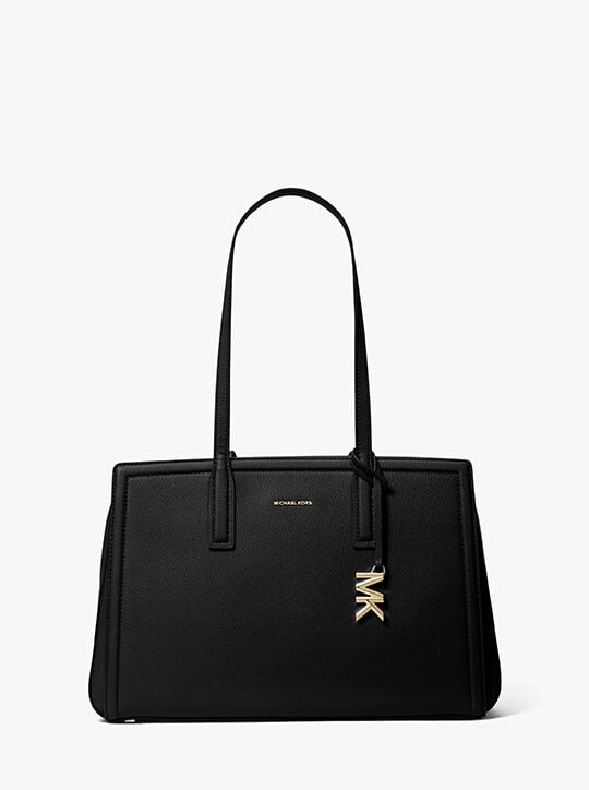 حقيبة ليلى متوسطة الحجم من الجلد michael kors حقيبة ليلى متوسطة الحجم من الجلد