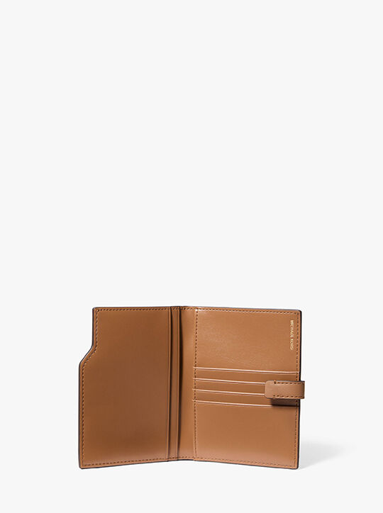 Jet Set Signature Logo Passport Wallet michael kors jet set signature logo passport wallet