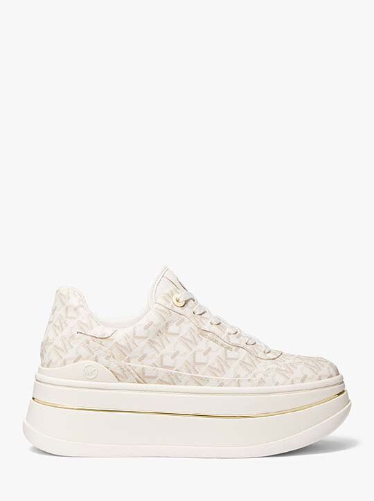 michael kors hayes empire signature logo platform sneaker