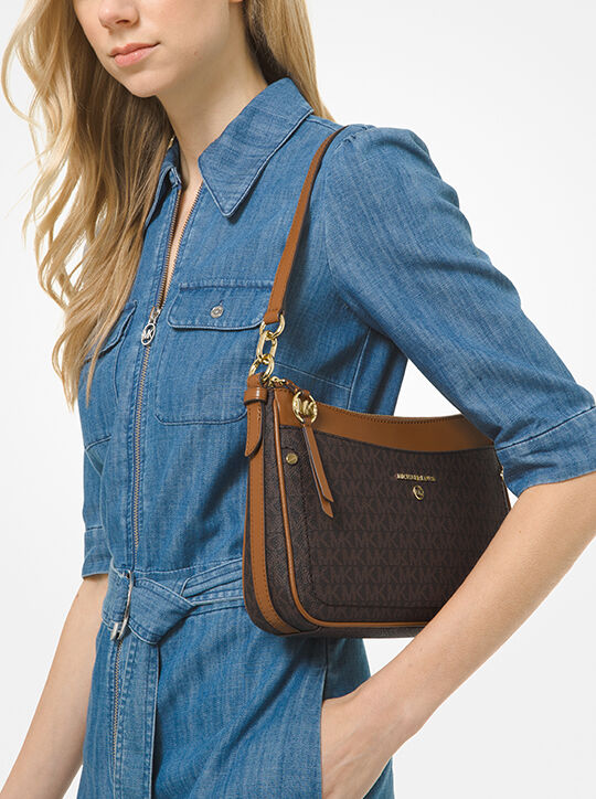 Jet Set Medium Logo Shoulder Bag michael kors jet set medium logo shoulder bag