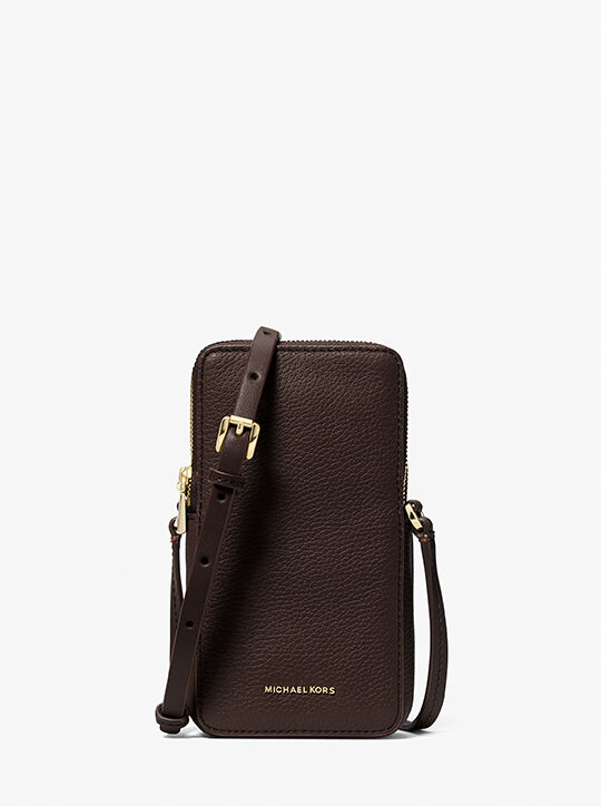 Jet Set Small Pebbled Leather Smartphone Crossbody Bag michael kors jet set small pebbled leather smartphone crossbody bag