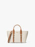 michael kors moore small signature logo satchel