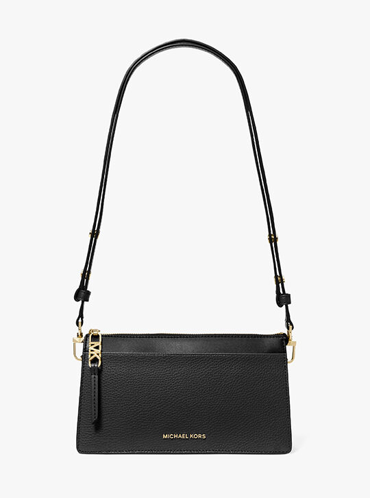 カーステ。 Empire Large Leather Convertible Crossbody Bag, BLACK | Michael