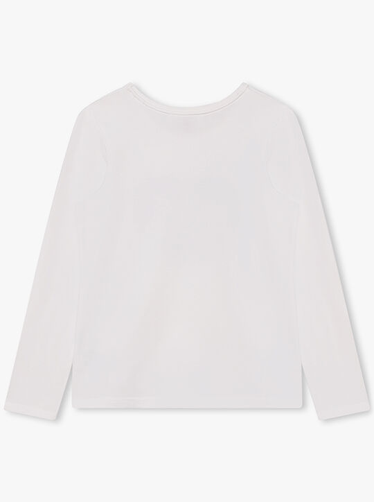Heart Logo Stretch Cotton Long-Sleeve T-Shirt michael kors heart logo stretch cotton long sleeve t shirt