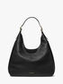 michael kors nolita large pebbled leather hobo shoulder bag