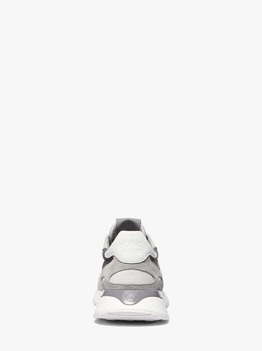 حذاء رياضي مايلز سويدي وشبكي michael kors حذاء رياضي مايلز سويدي وشبكي