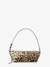 michael kors laila small leopard print calf hair pochette