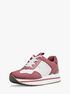 Raina Mixed-Media Trainer michael kors raina mixed media trainer