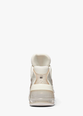 michael kors olympia sport extreme leather trainer