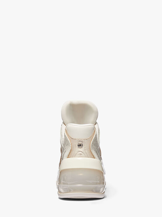 michael kors olympia sport extreme leather trainer