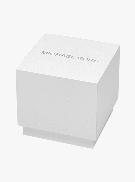 Oversized Sage Gunmetal Watch michael kors oversized sage gunmetal watch