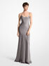 Satin Charmeuse Slip Gown michael kors satin charmeuse slip gown