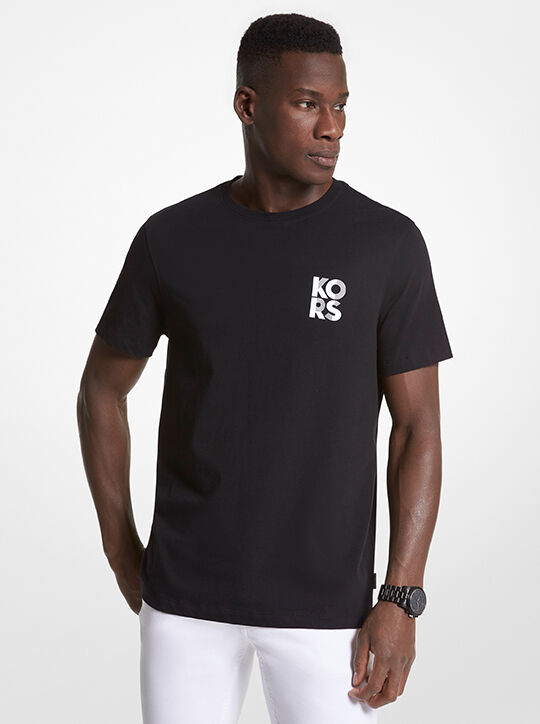 Logo Cotton T-Shirt michael kors logo cotton t shirt