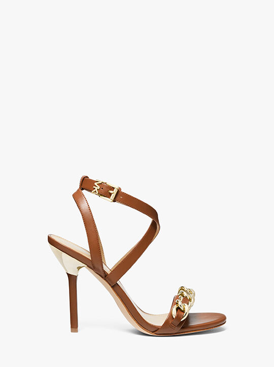 صندل آشا جلدي مزين michael kors صندل آشا جلدي مزين