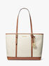 michael kors jet set travel large logo tote bag