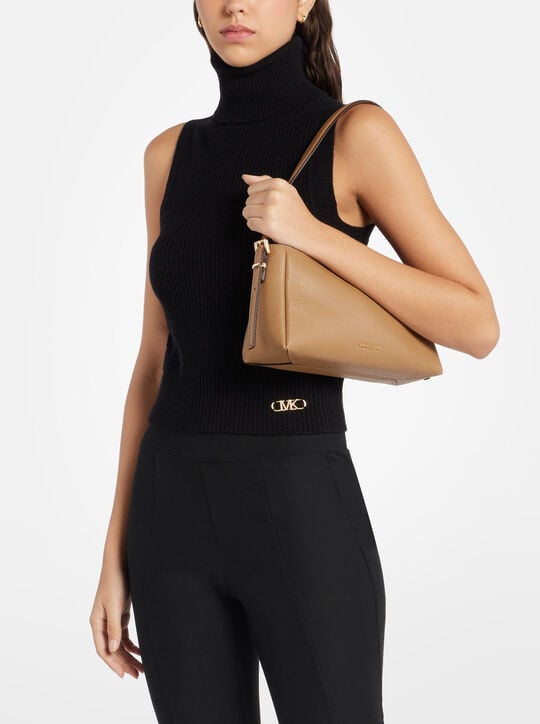 Moore Medium Pebbled Leather Convertible Shoulder Bag michael kors moore medium pebbled leather convertible shoulder bag