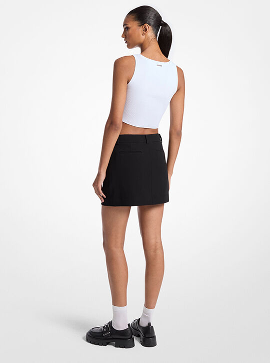 Crepe Mini Skirt michael kors crepe mini skirt