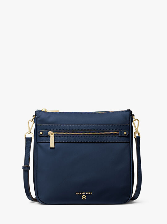 michael kors حقيبة جيت سيت كبيرة من النايلون الجبردين