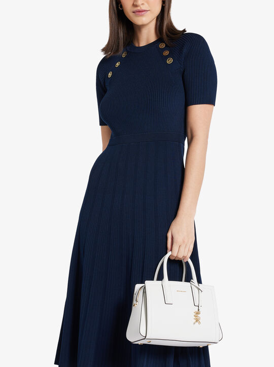 حقيبة ليلى الصغيرة المصنوعة من الجلد المحبب michael kors حقيبة ليلى الصغيرة المصنوعة من الجلد المحبب