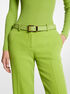 Crocodile Embossed Leather Trouser Belt michael kors crocodile embossed leather trouser belt
