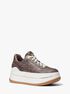 Hayes Empire Signature Logo Platform Sneaker michael kors hayes empire signature logo platform sneaker